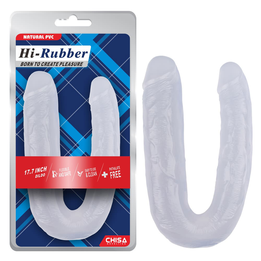 17,7 tommer Dildo-Clear