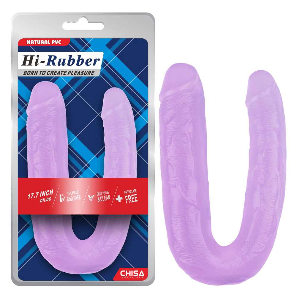 17,7 tommer dildo-lilla