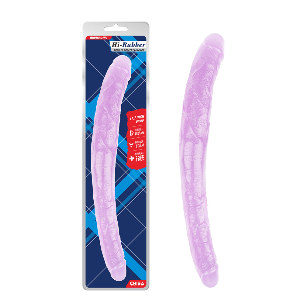 17,8 tommer dildo-lilla