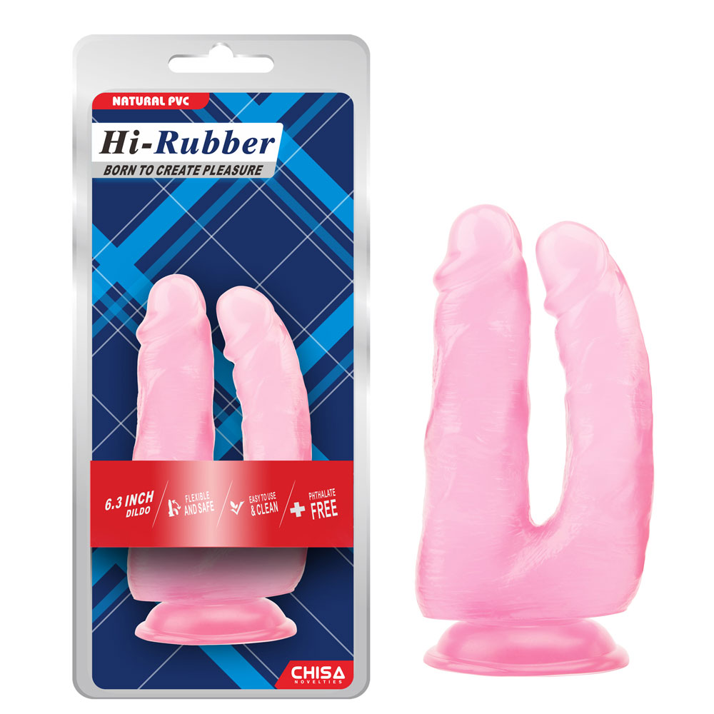 6,3 tommer Dildo-Pink