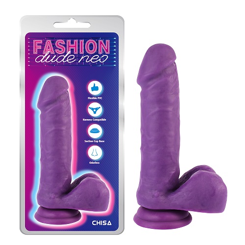 7,6'' Dual Density Cock Dildo Lilla