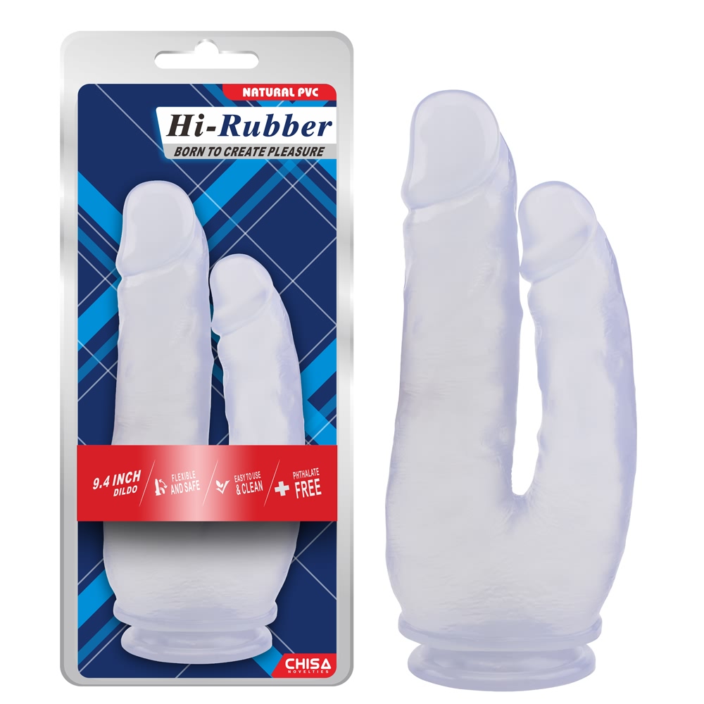 9,4 tommer Dildo-Clear