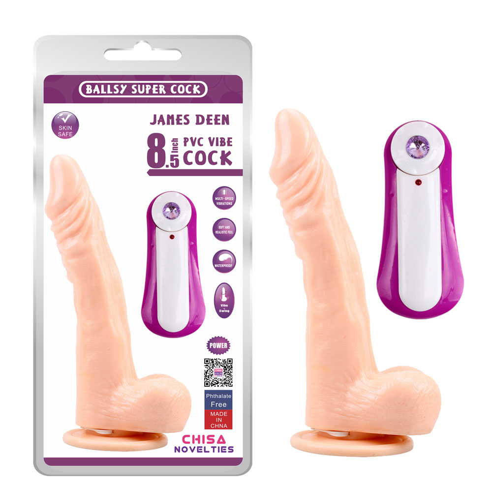 JAMES DEEN 8.5 Vibrerende dildo